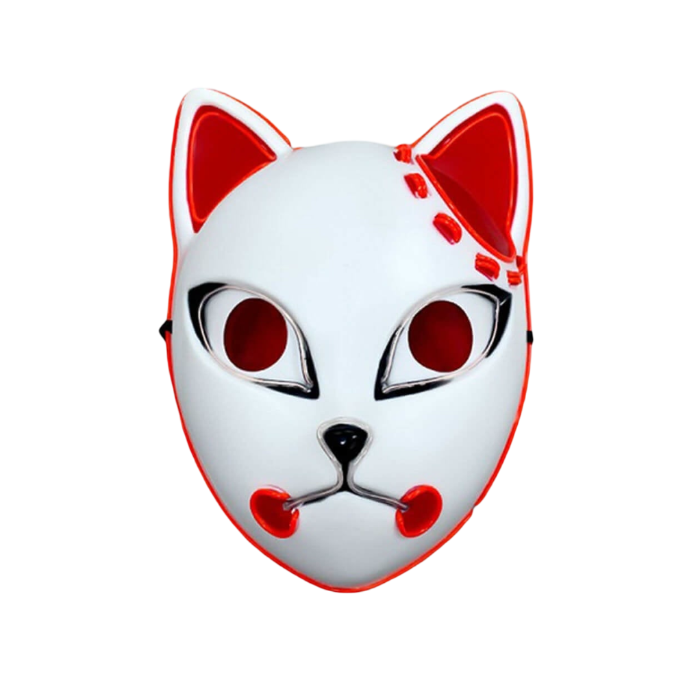 Halloween Anime Cosplay Costume Outfit with Checkered Haori Jacket and Fox for Character Party - Image 5