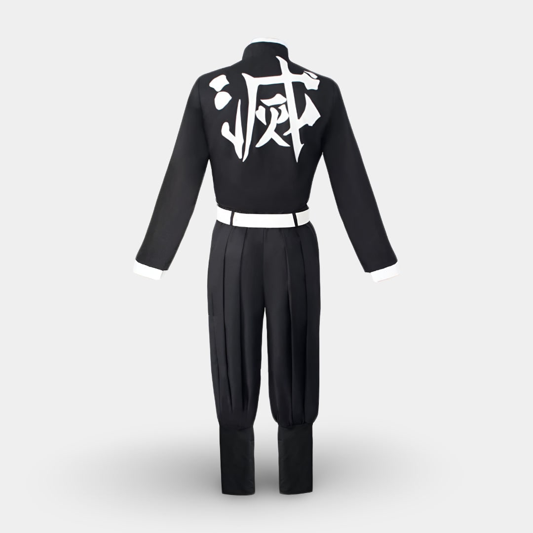 Halloween Anime Cosplay Costume Warrior with Flame Cape and Character Outfit Set - Image 5