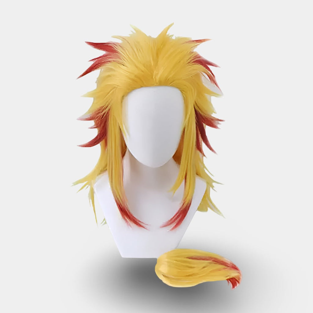 Halloween Anime Cosplay Costume Warrior with Flame Cape and Character Outfit Set - Image 9