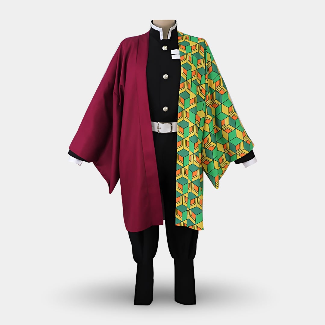 Halloween Anime Cosplay Costume with Split Haori Jacket and Set for Party and Convention - Image 5