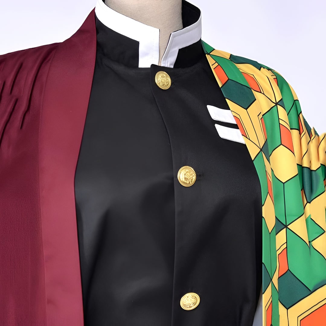 Halloween Anime Cosplay Costume with Split Haori Jacket and Set for Party and Convention - Image 6