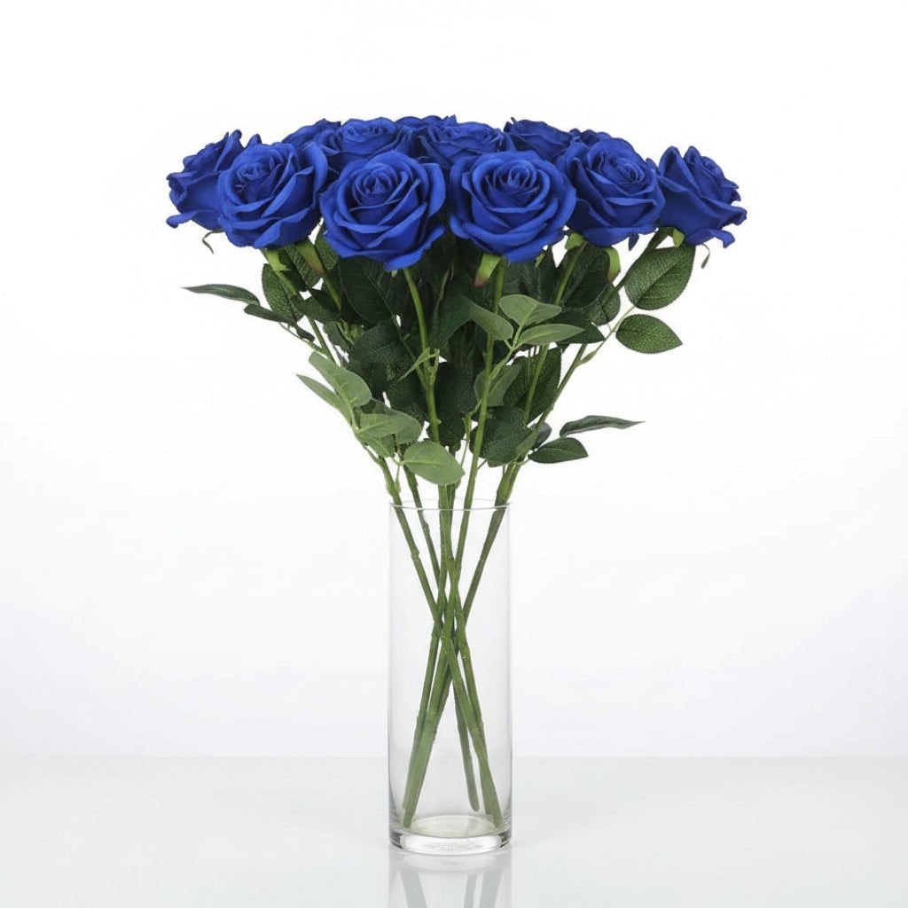 Halloween Artificial Roses Bulk in Vase with Stems for Seasonal Floral Decoration - Image 5