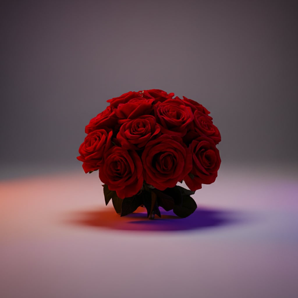 Halloween Artificial Roses Bulk in Vase with Stems for Seasonal Floral Decoration - Image 9