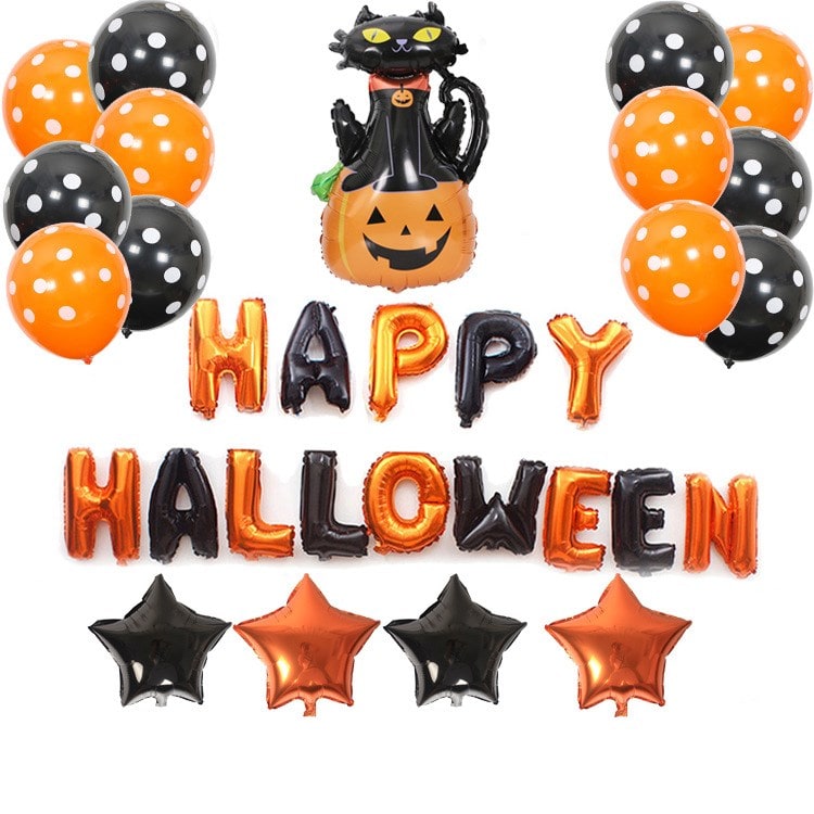 Halloween Balloon Decoration Arch Kit with Foil and Latex for Party - Image 10