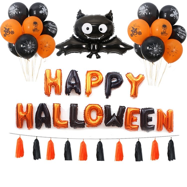 Halloween Balloon Decoration Arch Kit with Foil and Latex for Party - Image 5