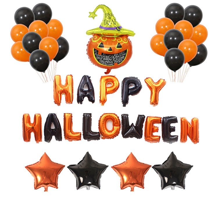 Halloween Balloon Decoration Arch Kit with Foil and Latex for Party - Image 6
