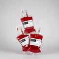 Halloween Blood Bag Pouches Hanging Toiletries Travel Makeup Organizer - Image 1