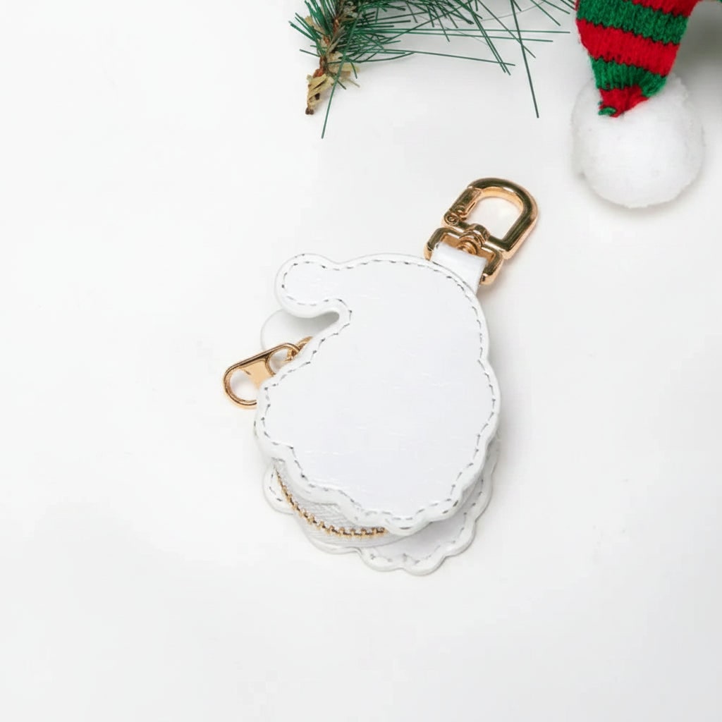 Halloween Coin Purse Keychain Key Holder with Faux Leather Zipper and Mini Pouch Small - Image 7