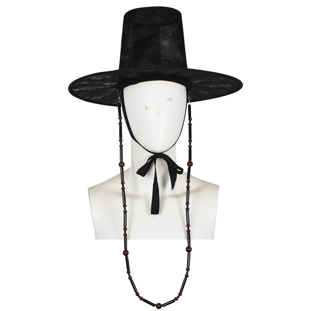 Halloween Cosplay Costume Korean Hanbok with Hat and Accessories Fantasy Set - Image 4