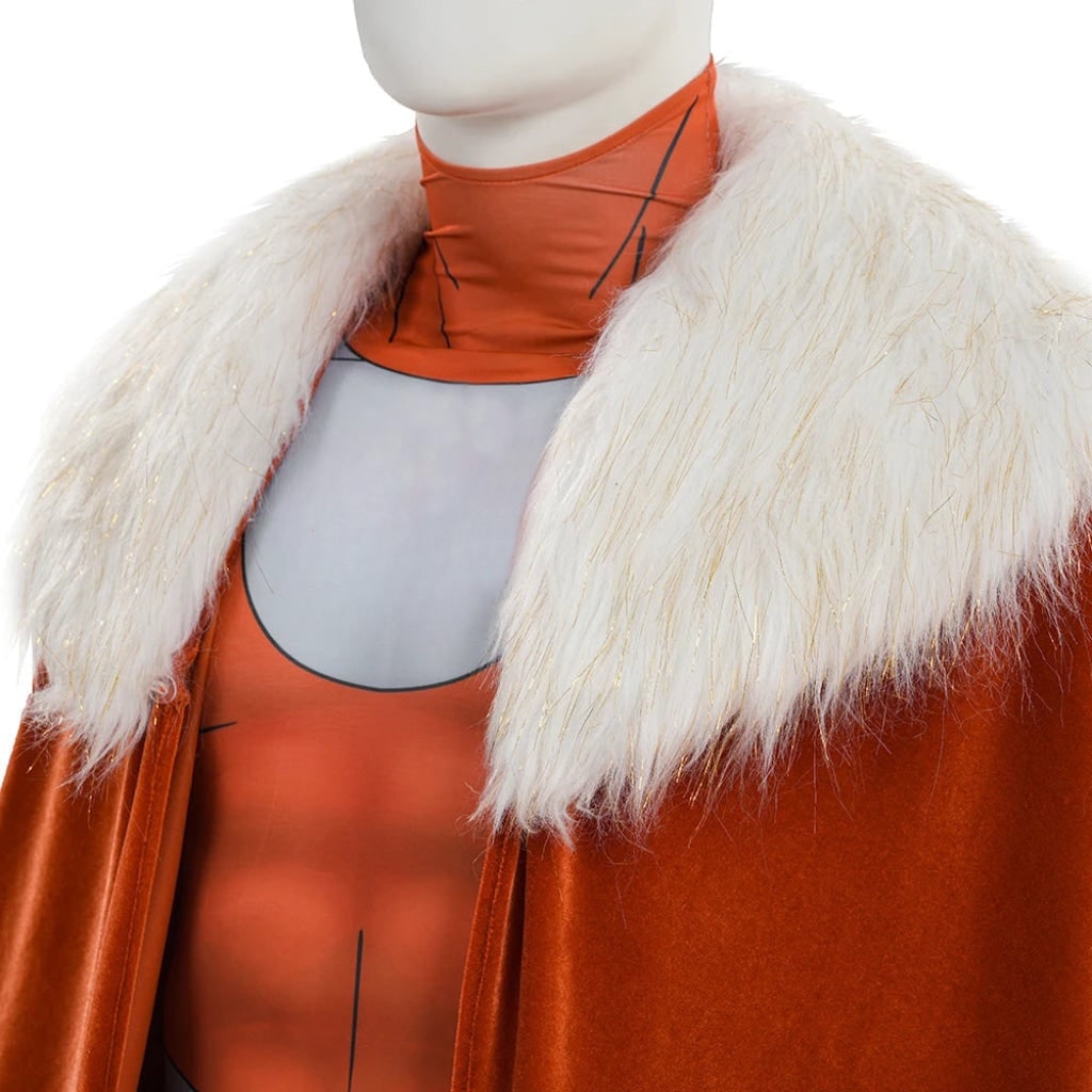 Halloween Cosplay Costume Space Hero with Cape and Sci-Fi Armor Print Anime - Image 3