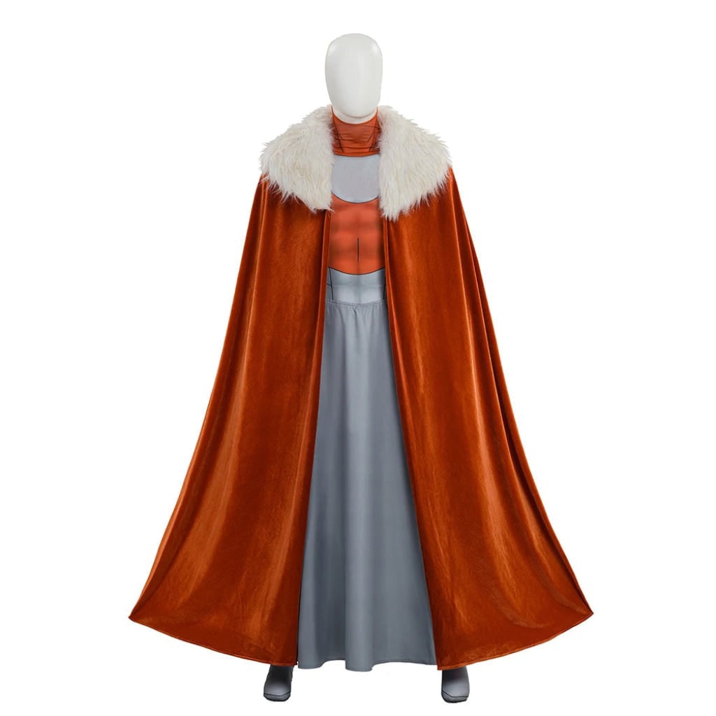 Halloween Cosplay Costume Space Hero with Cape and Sci-Fi Armor Print Anime - Image 4