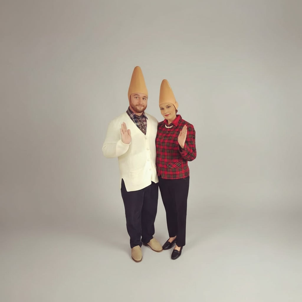 Halloween Costume Alien Conehead Mask with Molded Ears and Wrinkle Details for Party and Cosplay - Image 7