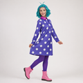 Halloween Costume Cosplay Polka Dot Dress with and Tights - Image 1