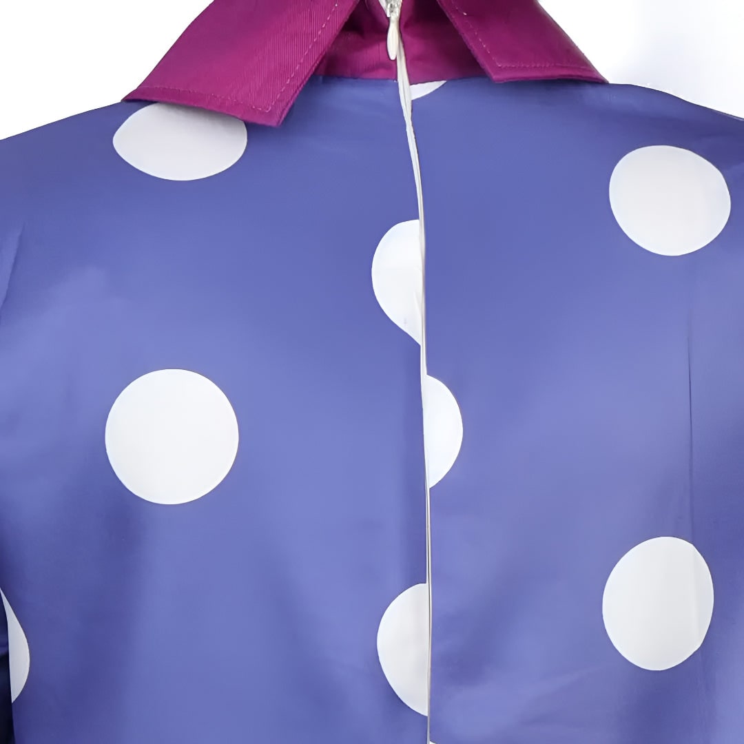 Halloween Costume Cosplay Polka Dot Dress with and Tights - Image 7