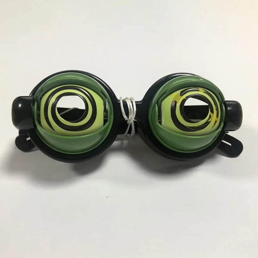 Halloween Crazy Eyes Glasses with Moving Eyelids Novelty Party Eyewear - Image 3