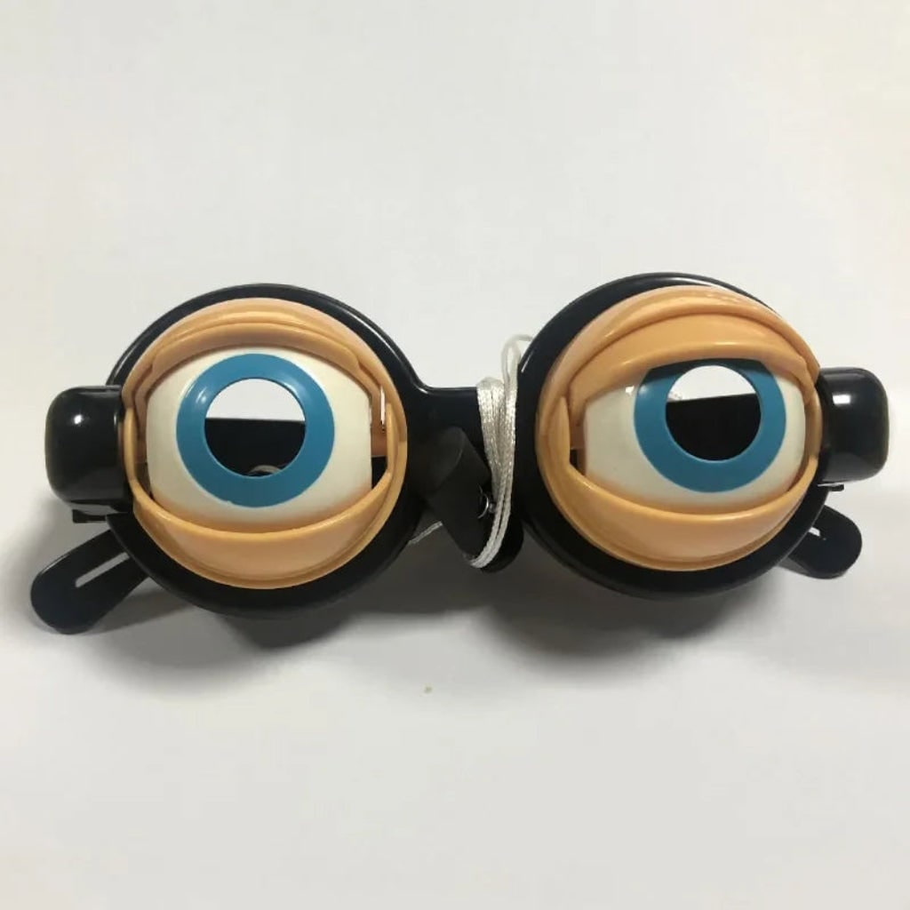 Halloween Crazy Eyes Glasses with Moving Eyelids Novelty Party Eyewear - Image 4