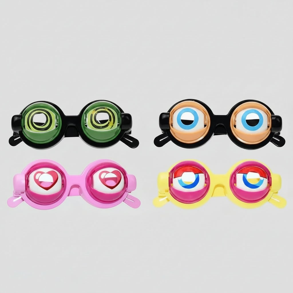 Halloween Crazy Eyes Glasses with String Control Novelty Prank Toy Affordable Prescription - Image 5