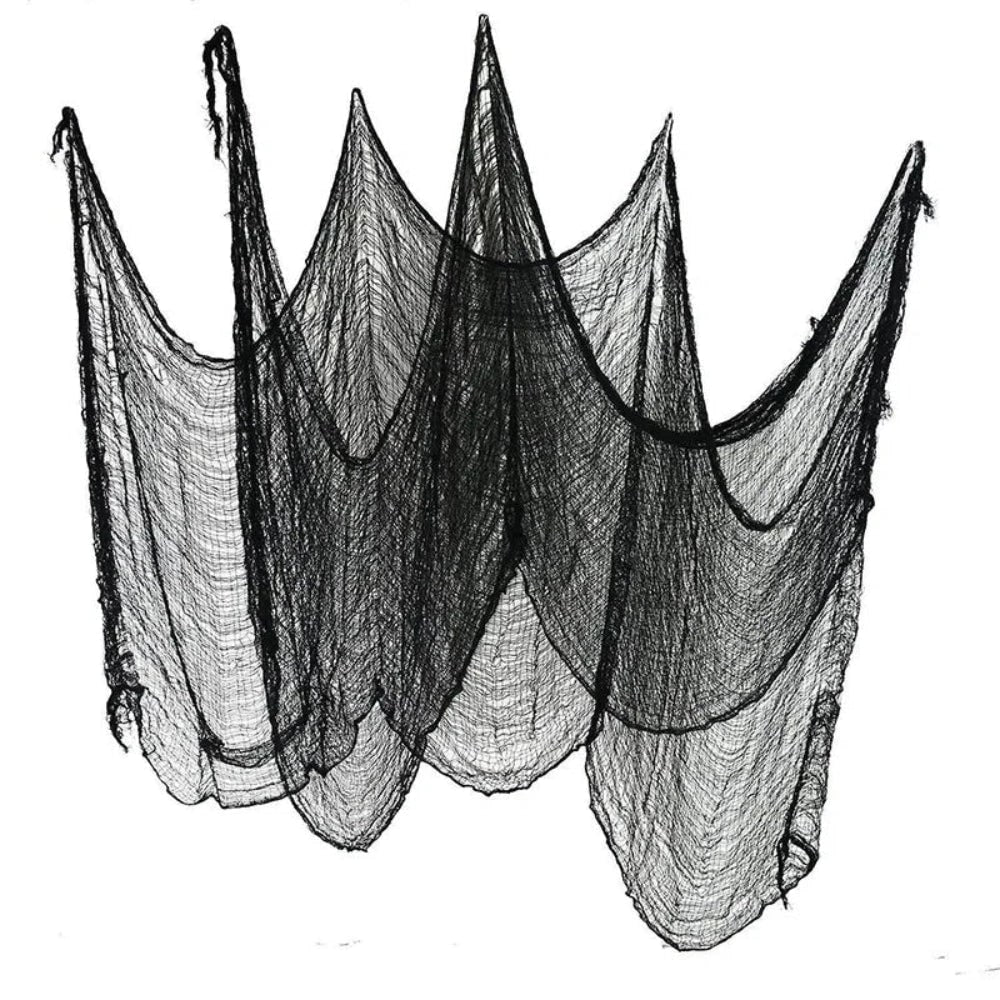 Halloween Creepy Cloth Gauze Black Spooky Decoration for Haunted House Party - Image 5