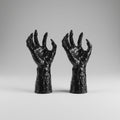 Halloween Creepy Hand Wall Decor Metal Artwork with Candle Holders for Spooky Gothic Decoration - Image 1