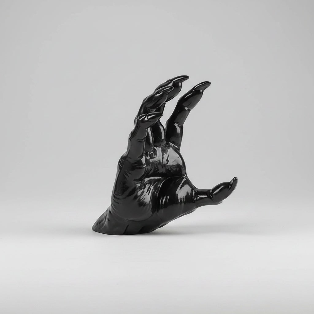 Halloween Creepy Hand Wall Decor Metal Artwork with Candle Holders for Spooky Gothic Decoration - Image 4