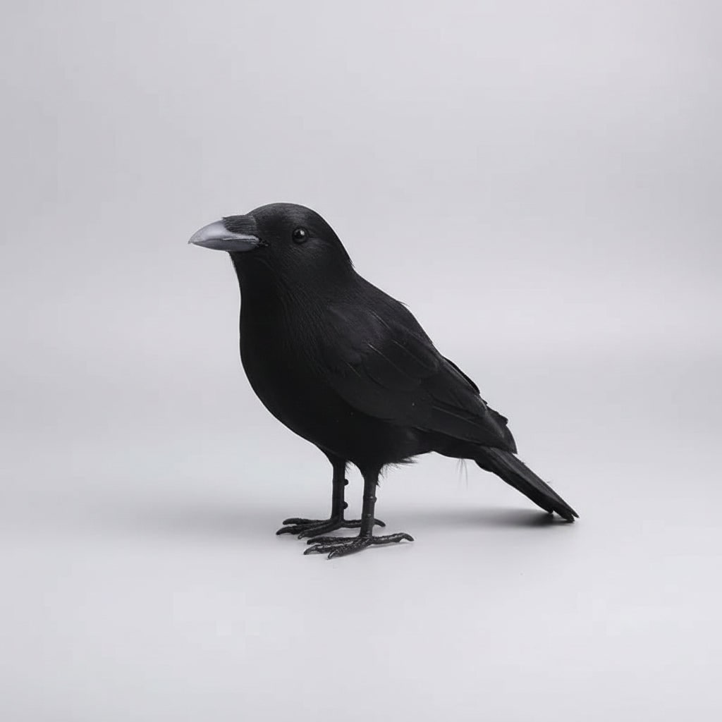Halloween Crow Decoration Realistic Artificial Prop for Haunted House Party and Yard Display - Image 3