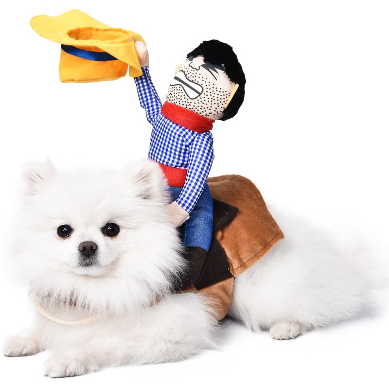 Halloween Dog Costume Funny Novelty with Hooded Design and Step-In Style for Small Human - Image 10
