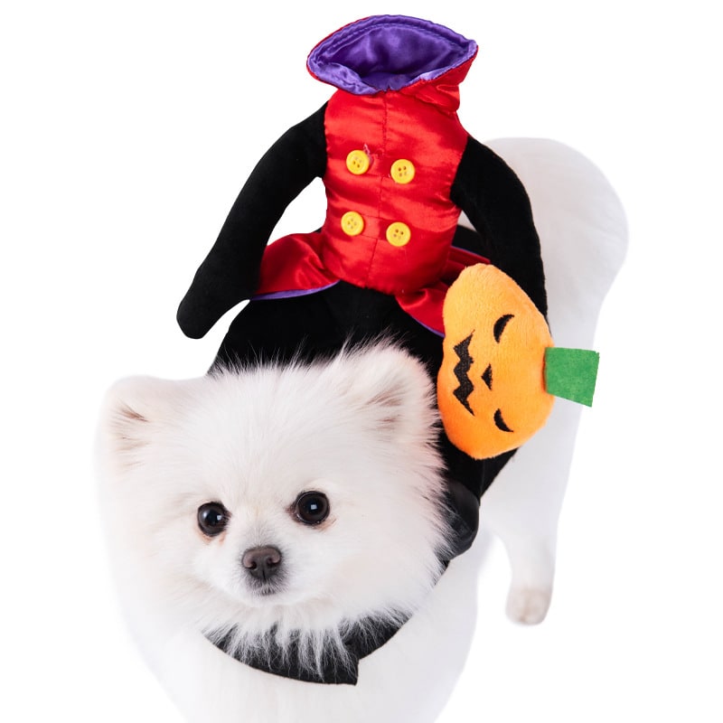 Halloween Dog Costume Funny Novelty with Hooded Design and Step-In Style for Small Human - Image 11