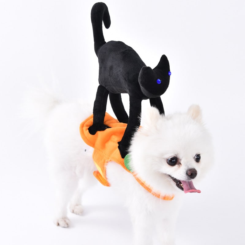 Halloween Dog Costume Funny Novelty with Hooded Design and Step-In Style for Small Human - Image 13