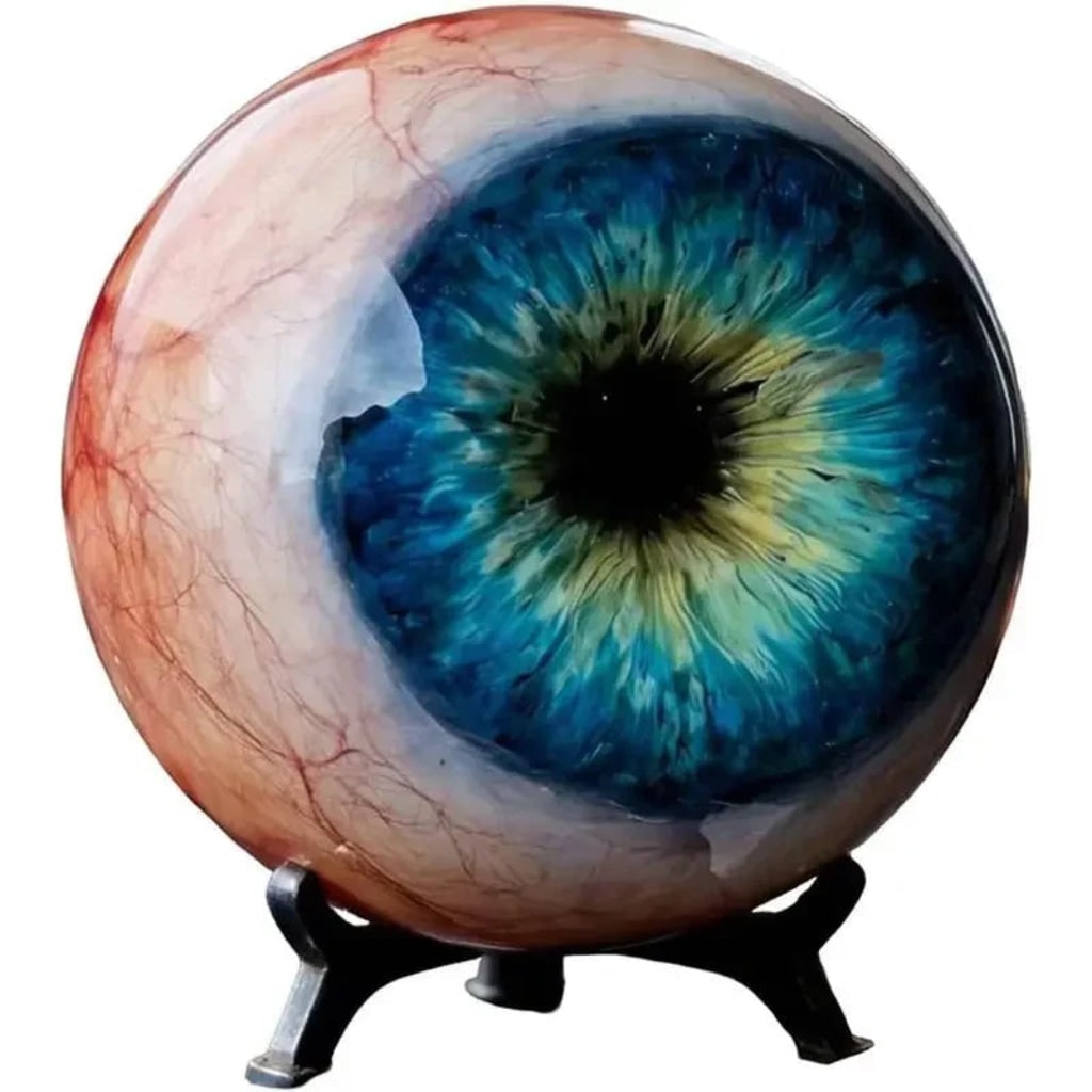 Halloween Eyeball Decoration with Display Stand for Witch Party and Front Door Decor - Image 5