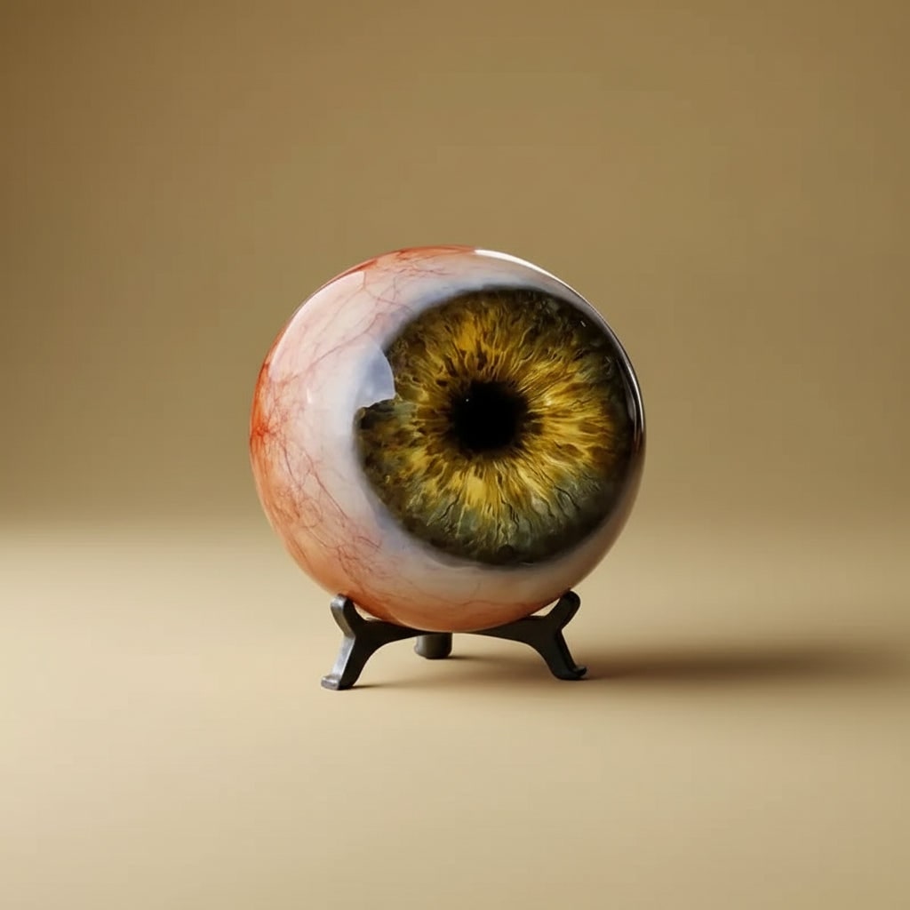 Halloween Eyeball Decoration with Stand for Party and Haunted House Display - Image 1