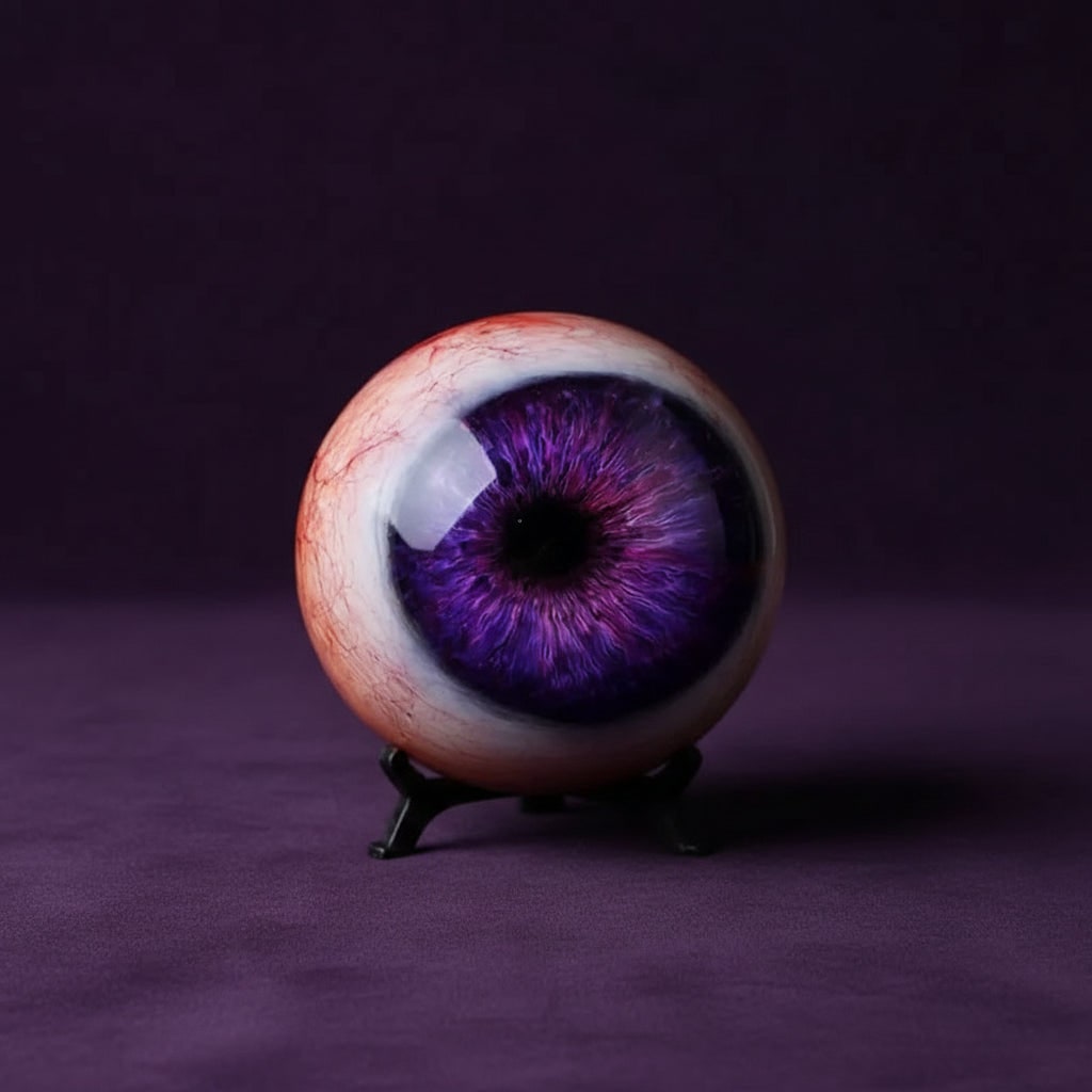 Halloween Eyeball Decoration with Stand for Party and Haunted House Display - Image 2