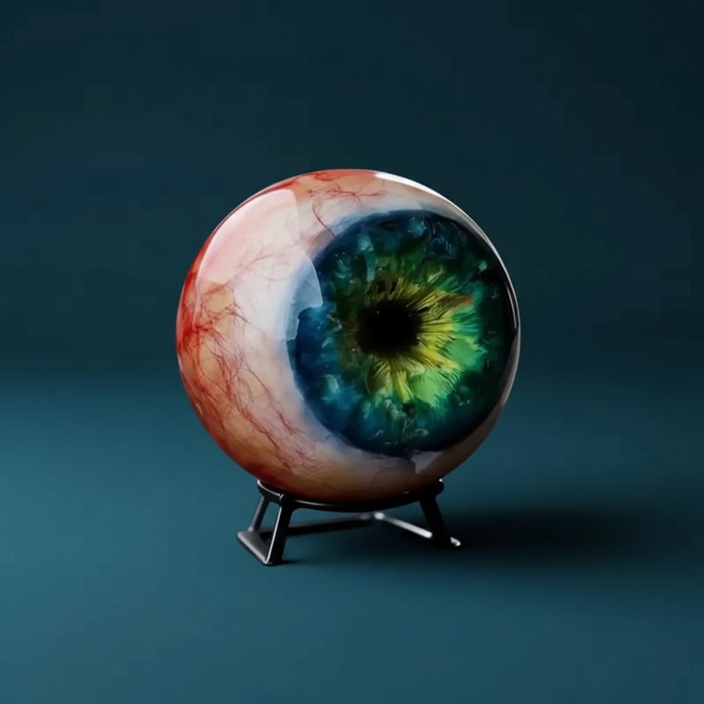 Halloween Eyeball Decoration with Stand for Party and Haunted House Display - Image 3