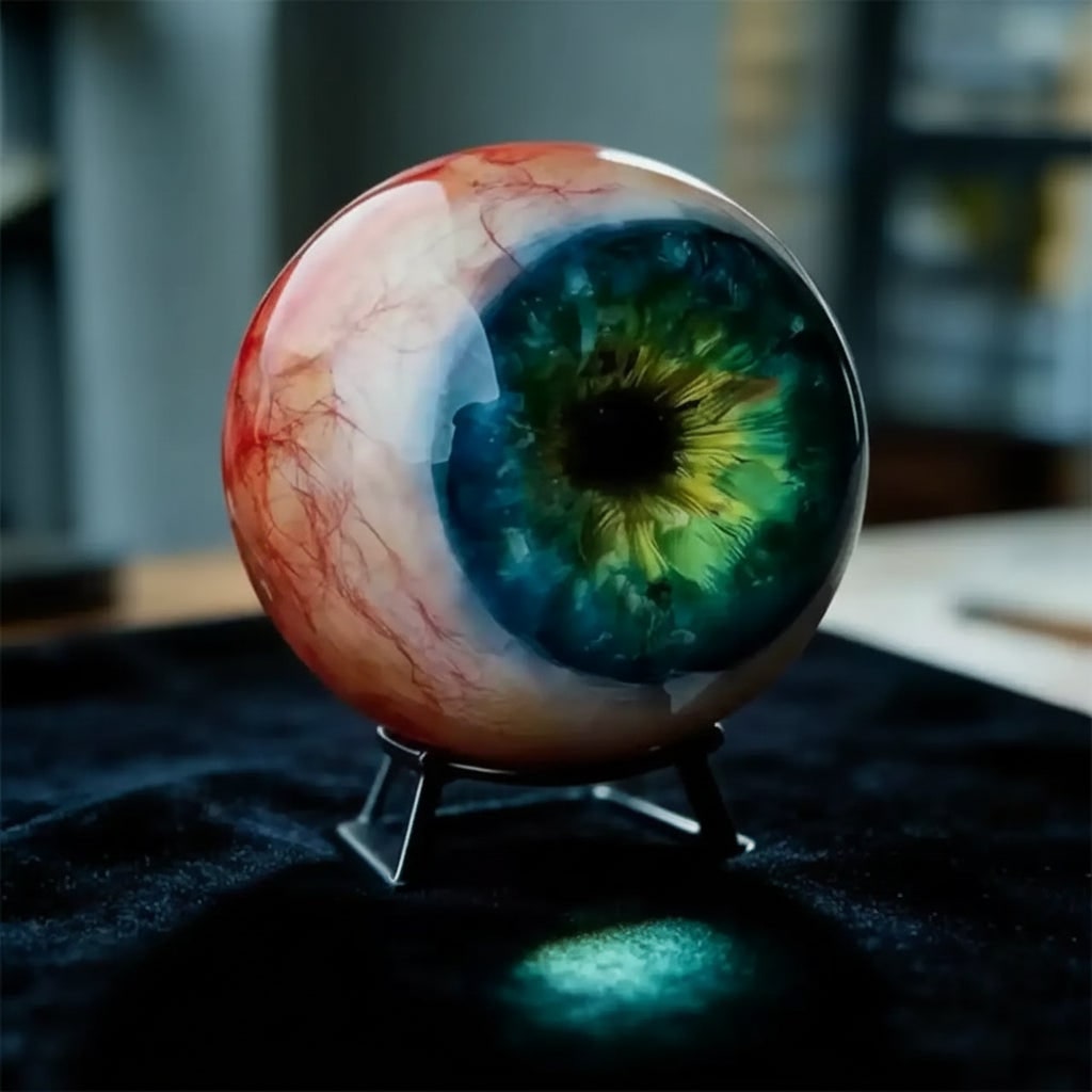 Halloween Eyeball Decoration with Stand for Party and Haunted House Display - Image 6