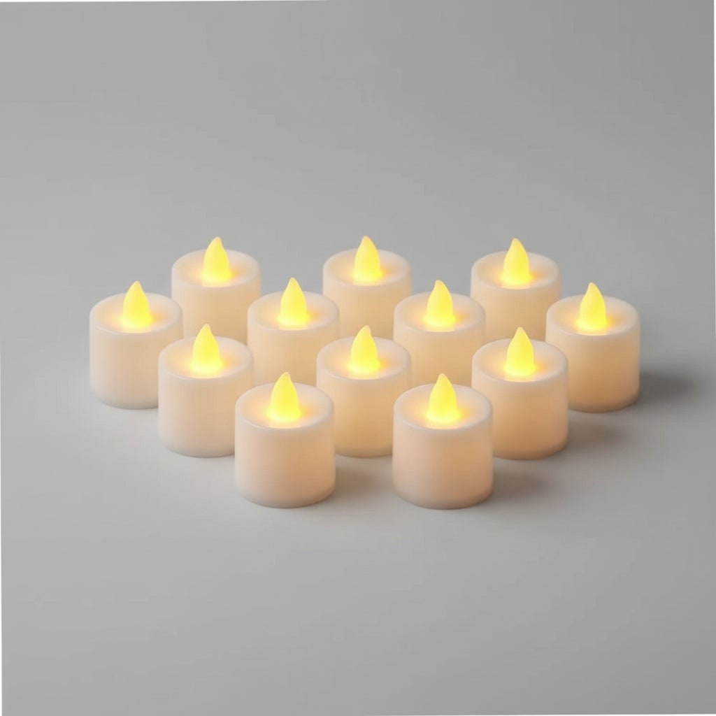 Halloween Flameless LED Candles Battery Operated Tea Lights and Pillar for Decoration - Image 2