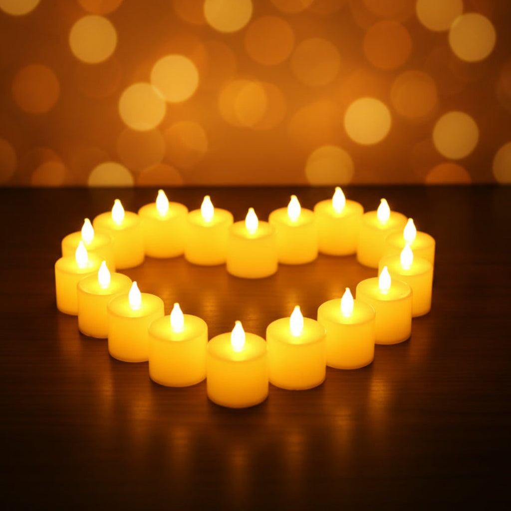 Halloween Flameless LED Candles Battery Operated Tea Lights and Pillar for Decoration - Image 3