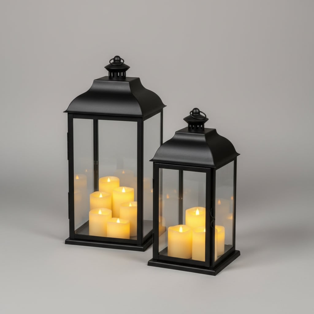 Halloween Flameless LED Candles Battery Operated Tea Lights and Pillar for Decoration - Image 4