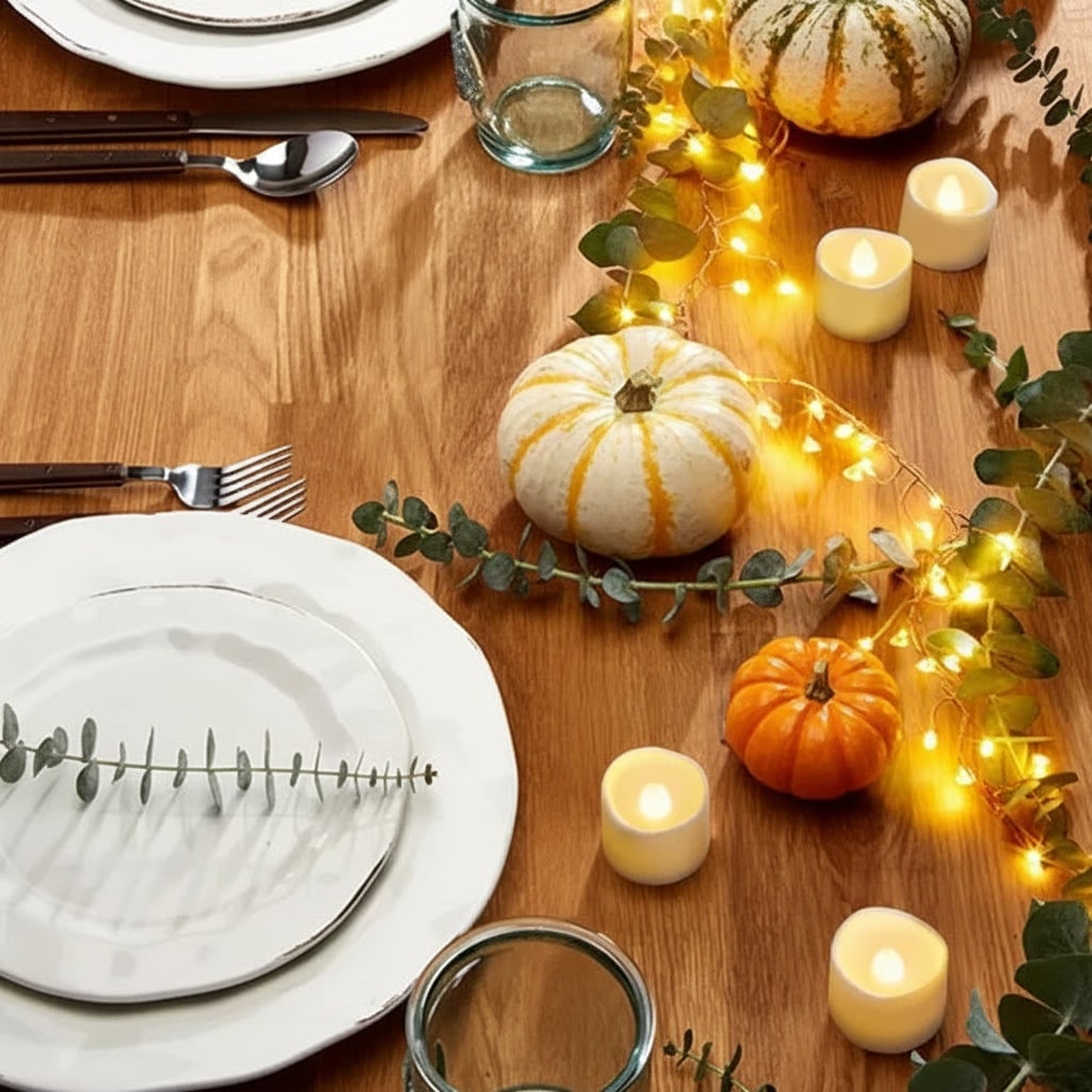 Halloween Flameless LED Tea Light Candles Battery Operated Warm Glow - Image 3