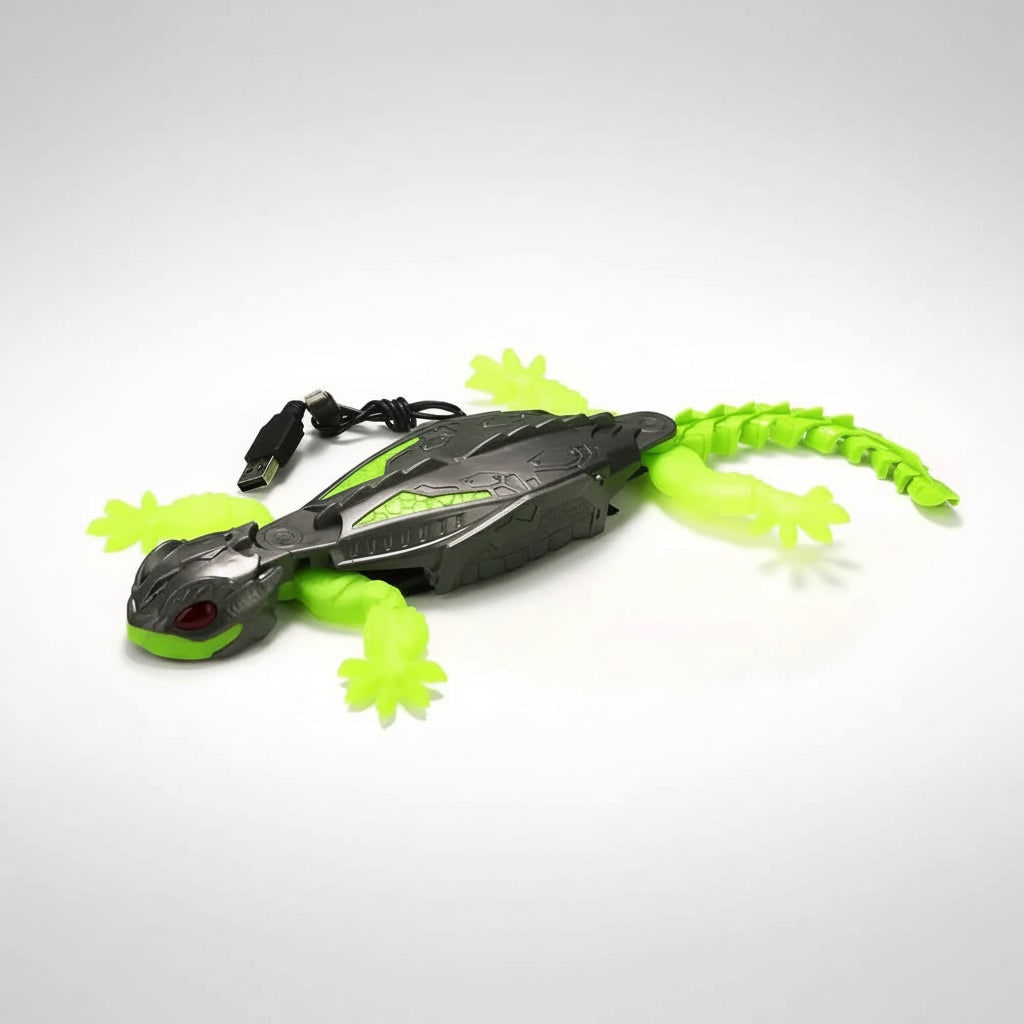 Halloween Foam Climbing Blocks Wall Toy Remote Control Spider and Lizard with LED Eyes for Play - Image 1