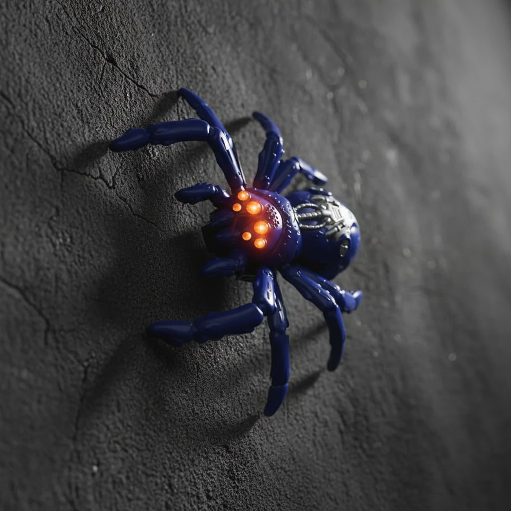 Halloween Foam Climbing Blocks Wall Toy Remote Control Spider and Lizard with LED Eyes for Play - Image 6