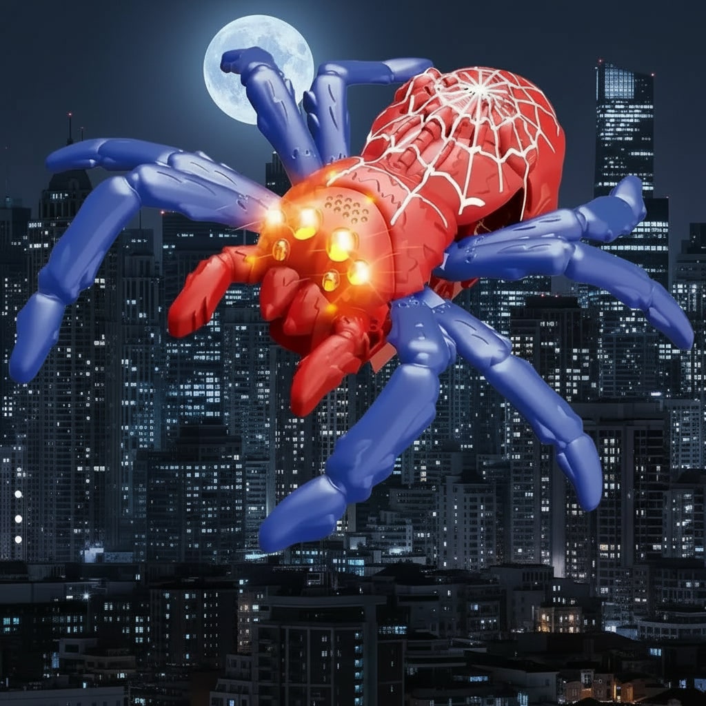 Halloween Foam Climbing Blocks Wall Toy Remote Control Spider and Lizard with LED Eyes for Play - Image 8