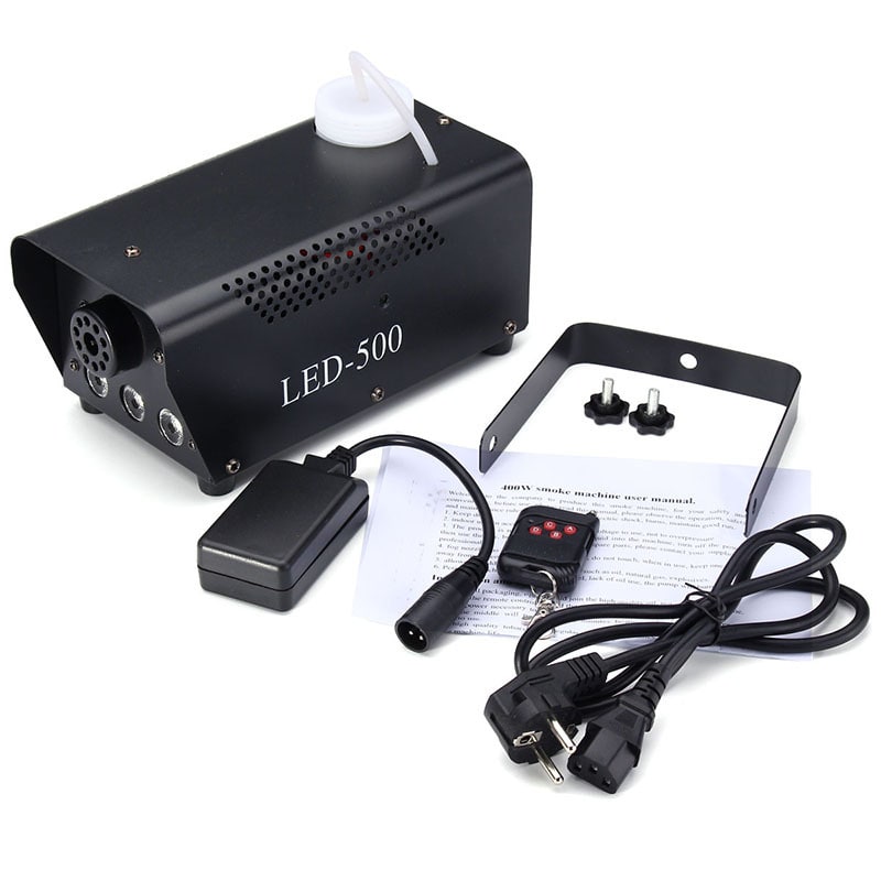 Halloween Fog Machine Smoke Mini Maker with LED Lights for Party Haunted House Water Based Fluid - Image 4