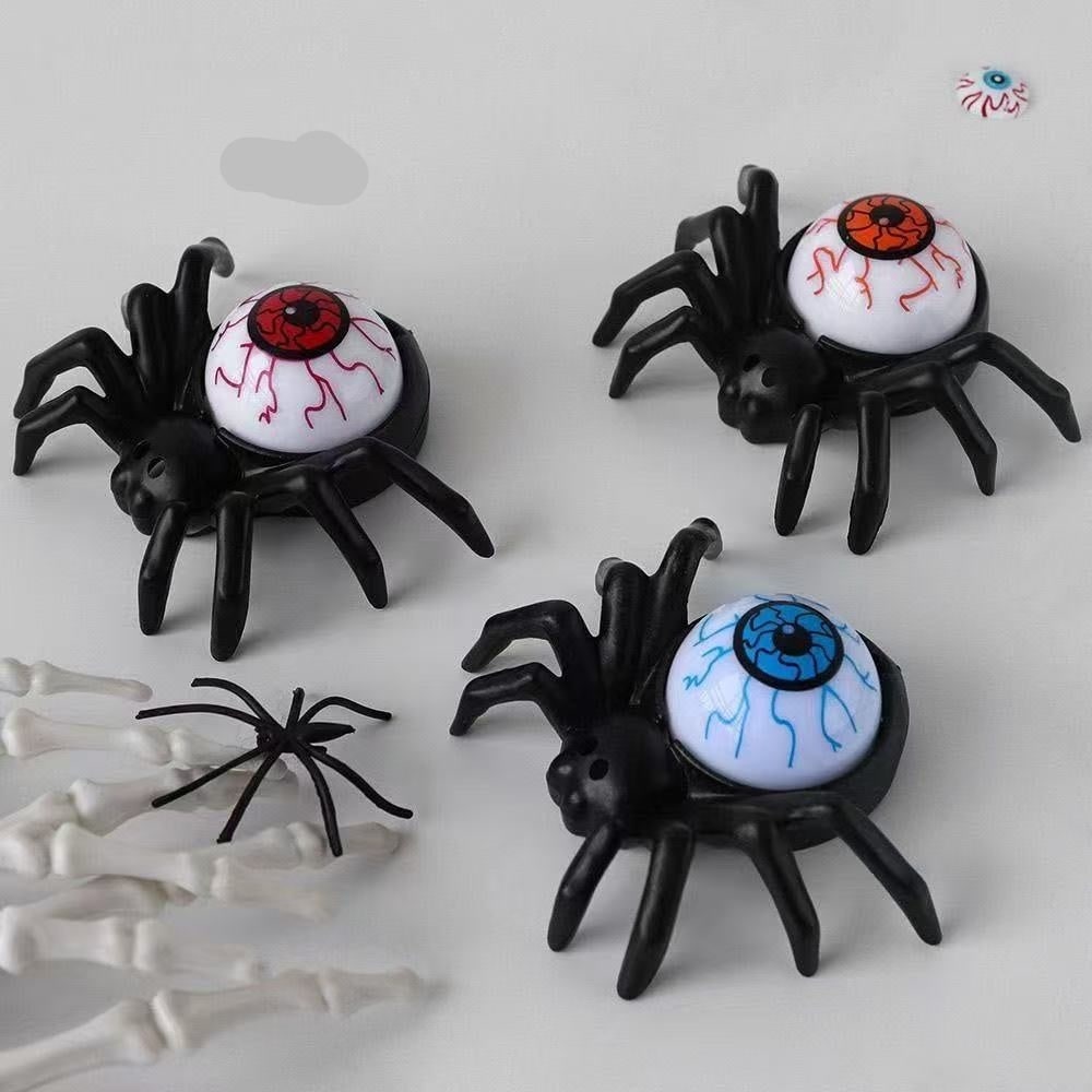 Halloween Giant Spider Lights with LED Glowing Eyes and Candle Flame for Party Decoration - Image 10