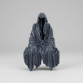 Halloween Grim Reaper Statue Spooky Gothic Resin Decoration for Haunted House - Image 4