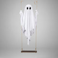 Halloween Hanging Ghost Decoration with LED Light Swing for Outdoor Yard Party Decor - Image 1