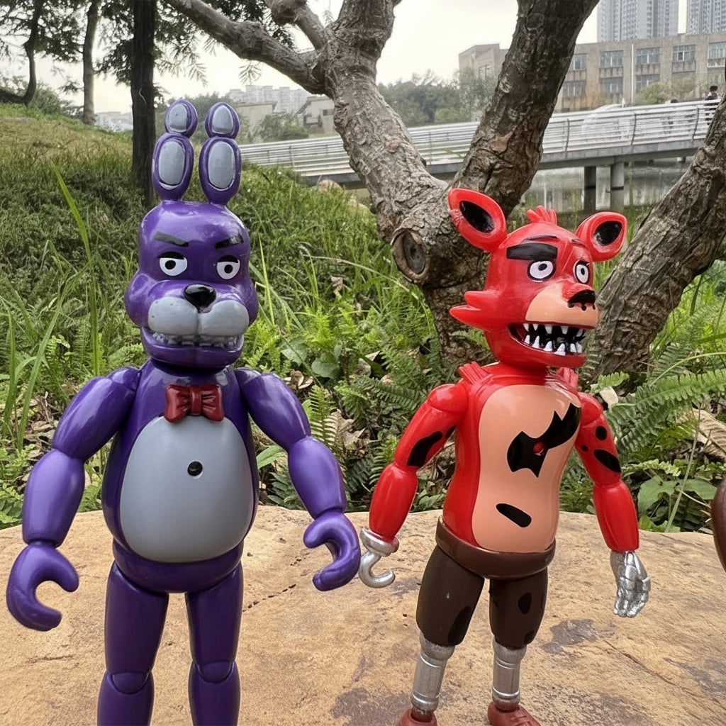 Halloween Horror Action Figures Set with LED Lights and Articulated Limbs for Party Decoration - Image 3