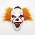 Halloween Horror Clown Mask with Creepy Molded Plastic and Painted Teeth for Costume Party - Image 1