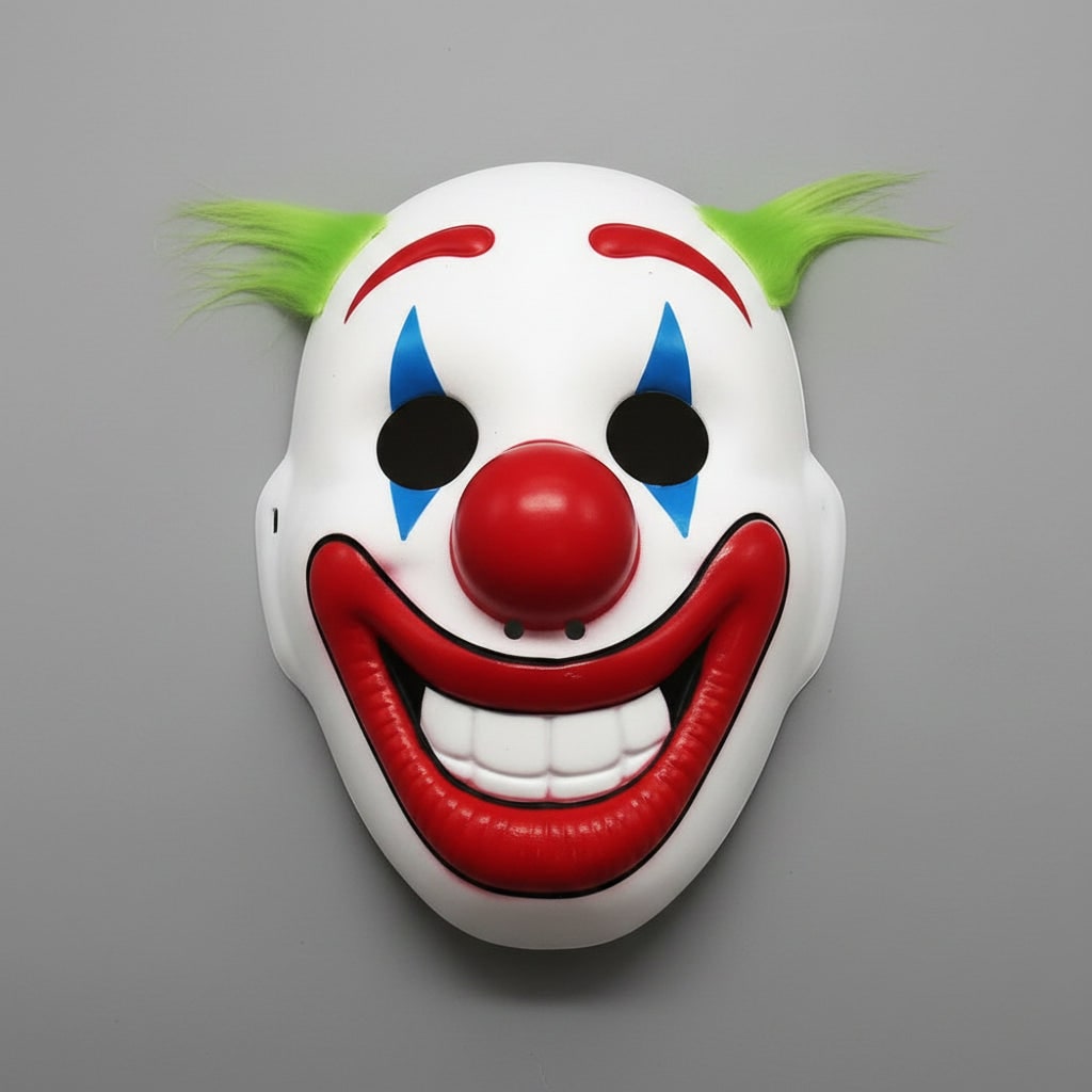 Halloween Horror Clown Mask with Creepy Molded Plastic and Painted Teeth for Costume Party - Image 2