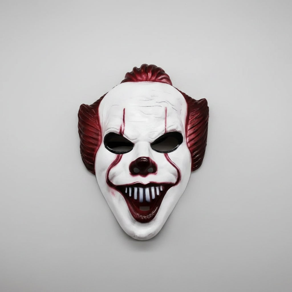 Halloween Horror Clown Mask with Creepy Molded Plastic and Painted Teeth for Costume Party - Image 5