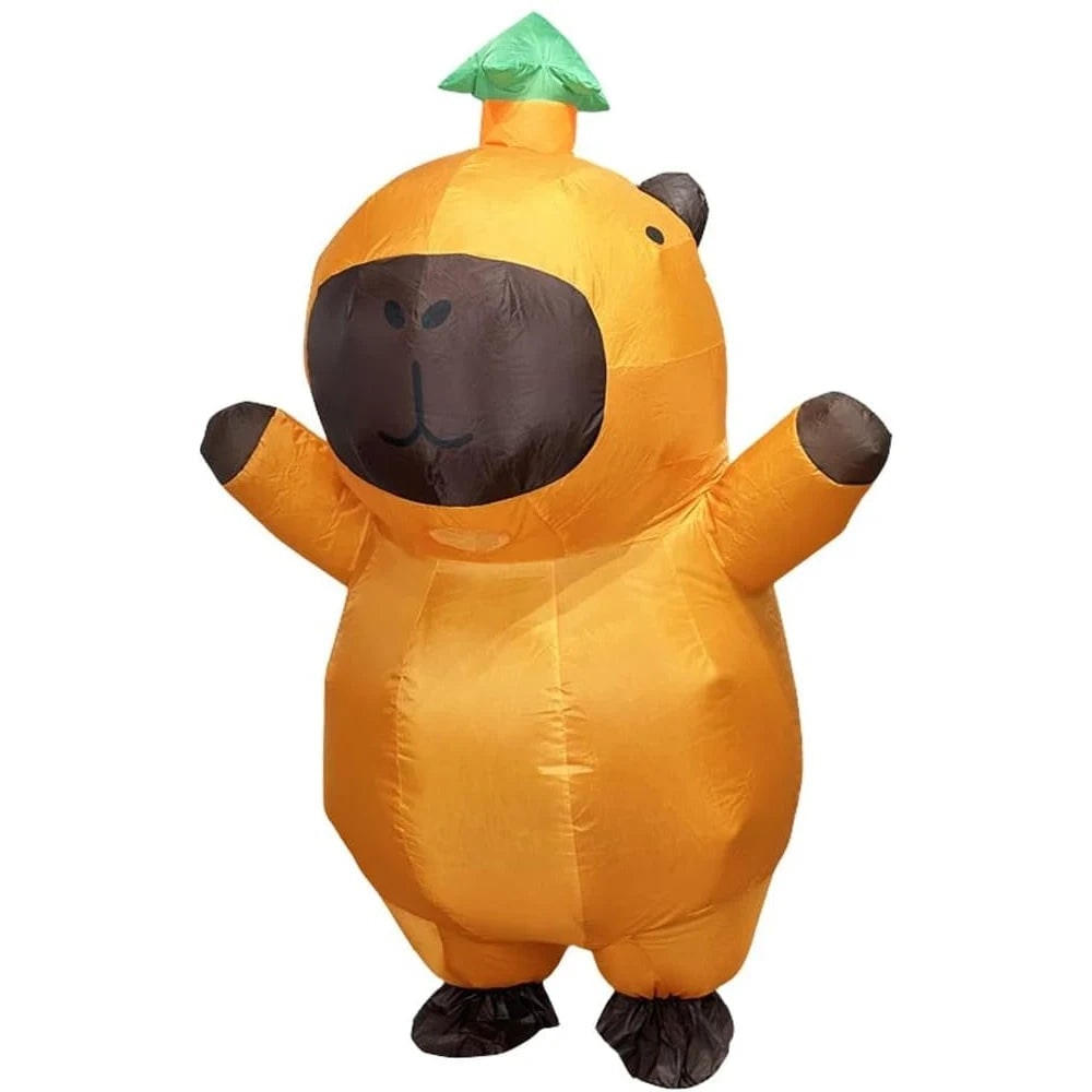 Halloween Inflatable Capybara Costume with Built-In Blower Fan for Funny Animal Party Dress-Up - Image 2
