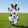 Halloween Inflatable Cow Costume for Funny Full Body Animal Suit Youth - Image 1